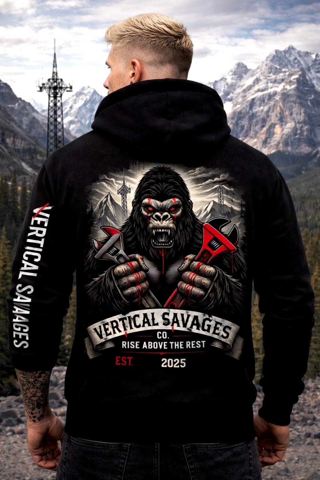 Zip Up Vertical Savage Original